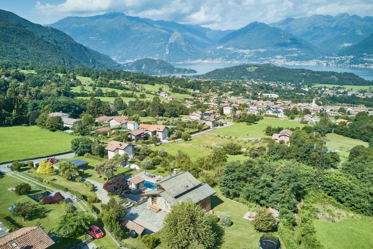 Chalet Con Piscina E Vista Panoramica Colico Εξωτερικό φωτογραφία
