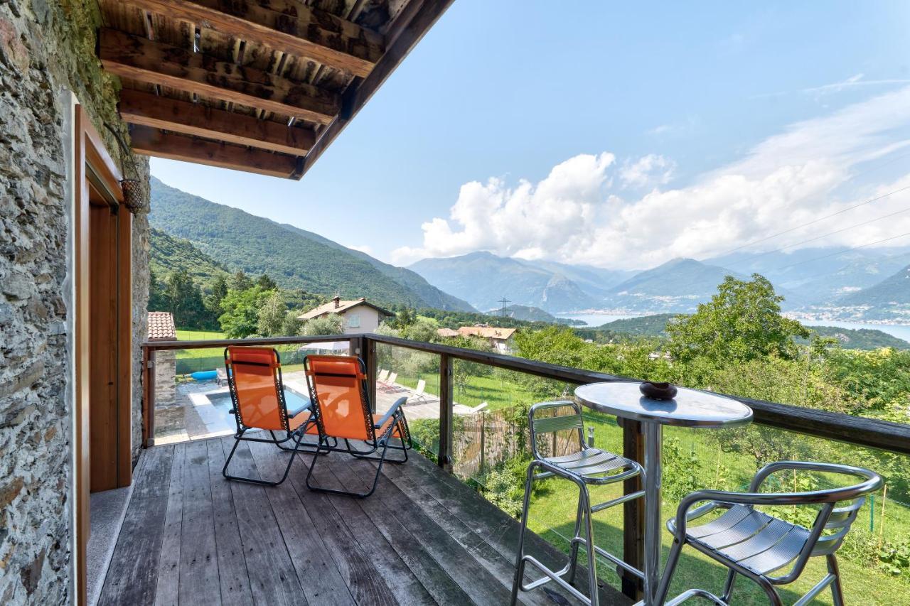 Chalet Con Piscina E Vista Panoramica Colico Εξωτερικό φωτογραφία